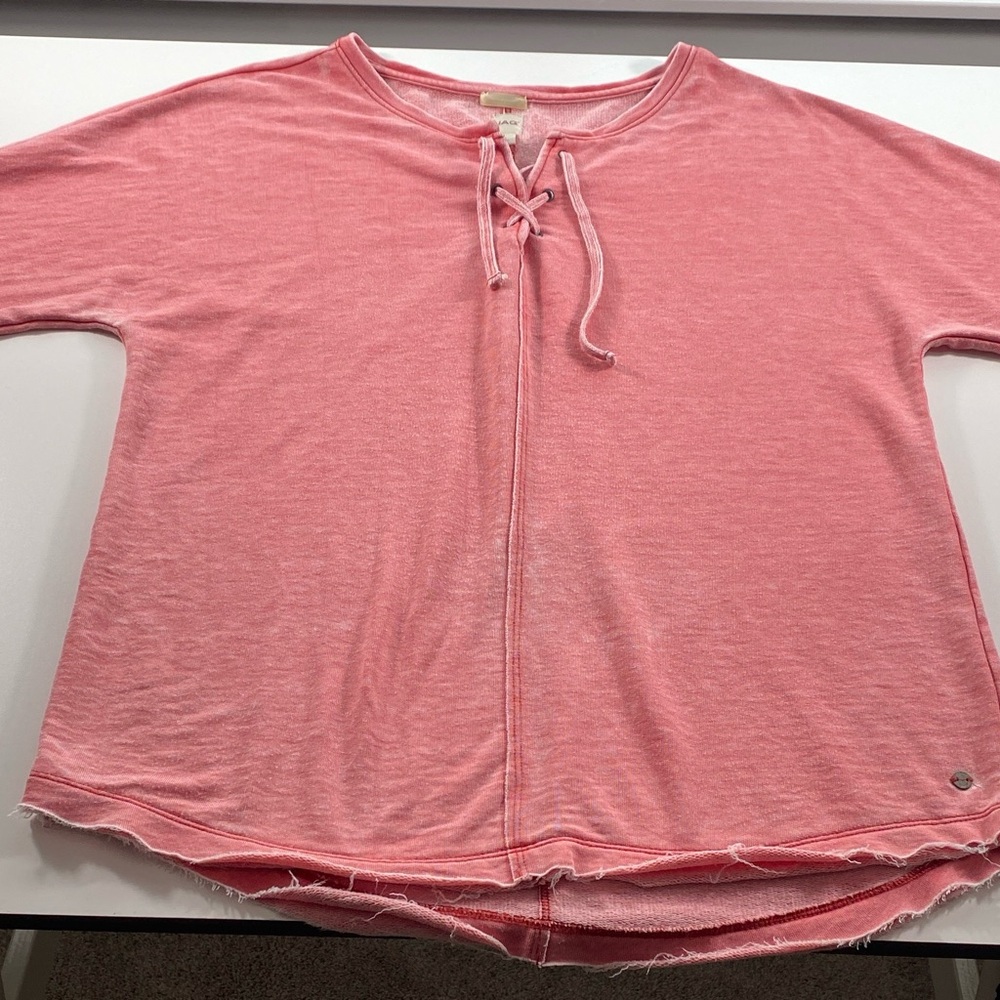 Jag Jeans Pink Tunic Top Oversized Large